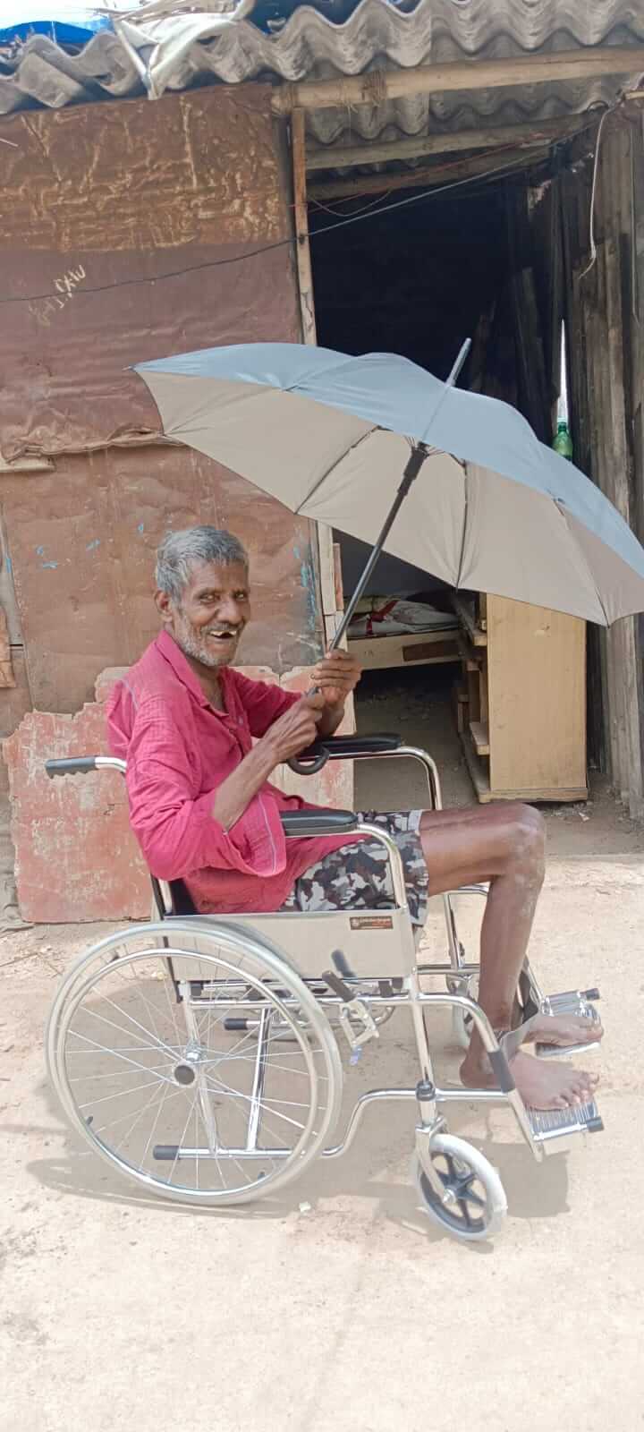 Happiness Acts Trust Wheel Chair Beneficiary